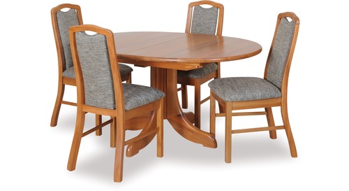 Casino Extension Dining Table & Madeira Chairs